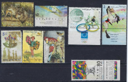 Israel, Selection Of 8 Used Stamps B - Gebraucht (mit Tabs)