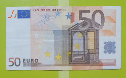 50 Euro 2002 M016 V Spain Trichet Circulated - 50 Euro