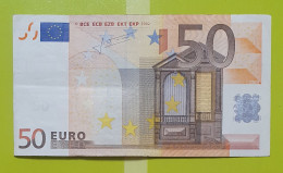 50 Euro 2002 M017 V Spain Trichet Circulated - 50 Euro