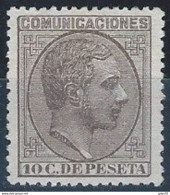 ES192SASG-L4255-TESPTAN.España.Spain. Espagne.REY ALFONSO Xll . 1878.(Ed 192)  Sin  Charnela - Unused Stamps