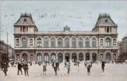 BRUXELLES - Gare Du Nord - Oblitération De 1909 - Aqua Photo Paris - Chemins De Fer, Gares