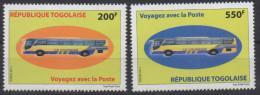 Togo 2011 - Mi. B4316 Postreisedienst Voyagez Avec La Poste Bus Autobus Autocar 200 & 550F MNH** RARE !!! - Togo (1960-...)