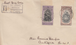 Enveloppe  Recommandée  FDC  1er  Jour   ANTIGUA   Université  Antilles  Anglaises  1951 - Autres & Non Classés