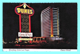 CPSM - Las Vegas  (Nevada) - On The Strip - Dunes Hotel - Night - Las Vegas