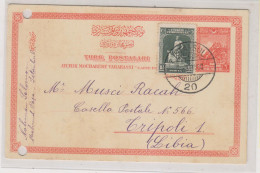 TURKEY 1930 ISTANBUL Postal Stationery To Tripoli Libya - Covers & Documents