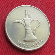 United Arab Emirates 1 Dirham 1998 KM# 6.2 Lt 4 *V2T UAE Emirados Emiratos Árabes - Ver. Arab. Emirate