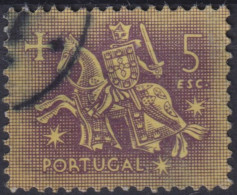 1953 Portugal ° Mi:PT 803, Sn:PT 772, Yt:PT 785, Ritter Zu Pferd (aus Dem Siegel Von König Dinis) - Oblitérés