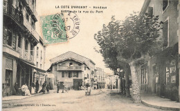 Hendaye * 1907 * Entrée De La Rue Du Port * Epicerie * Café * Villageois - Hendaye