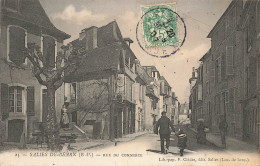 Salies De Béarn * 1907 * Rue Du Commerc * Enfants Villageois - Salies De Bearn