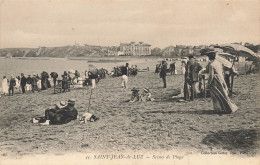 St Jean De Luz * Scène De Plage * Baigneurs élégants - Saint Jean De Luz