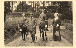 Bagnères De Bigorre * Carte Photo 1913 * Sur La Route Du Bédat * âne Donkey Mulet - Bagneres De Bigorre