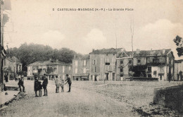 Castelnau Magnoac * La Grande Place * Enfants Villageois - Castelnau Magnoac