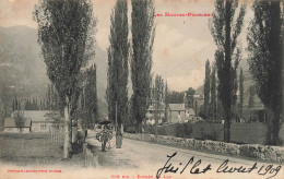 Luz St Sauveur * 1909 * Entrée Du Village * Route Villageois Attelage âne - Luz Saint Sauveur