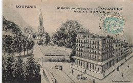 Lourdes * Grand Hôtel Des Ambassadeurs & De Toulouse MARIUS ROMAIN * 1905 - Lourdes