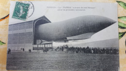 Verdun , Le Patrie Sortant De Son Hangar Pour Sa Première Ascension - Luchtschepen
