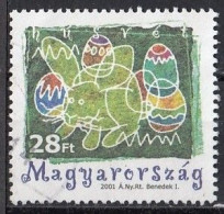 HUNGARY 4656,used,Easter 2001 - Gebruikt