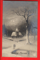 ABC-24 Bonne Année Paysage Dans L'année.   Circulé 1916 - Neujahr