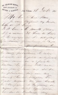  L Pub HOTELST CHARLES RIVERS & BARTELS NEW ORLEANS 26 XII 1880 - Etats-Unis