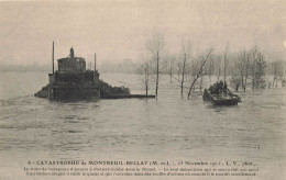 Montreuil Bellay * La Catastrophe Du Chemin De Fer * 21 Novembre 1911 * Le Train Tombe Dans Le Thouet * Accident - Montreuil Bellay