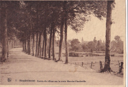 Ancienne CP HOUDREMONT  Entrée Du Village Par La Route MARCHE CHARLEVILLE  - Gedinne