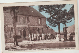 Dépt 77 - BAILLY-CARROIS - Café-Tabac-Restaurant De La Picardie, Route Nationale 19 - Animée - Pompe à Essence - Baillycarrois