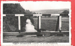 CCP ORTHEUVILLE L'Ourthe Vue Du Pont Préaux | Ghlin - Obl BACONFOY TENNEVILLE 9 VIII 1954 - Tenneville