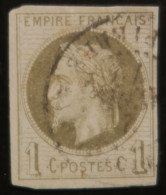 LP3137/617 - 1871/1872 - COLONIES FR. - EMISSIONS GENERALES - NAPOLEON III Lauré - N°7 Avec CàD - Cote (2023) : 100,00 € - Napoleone III