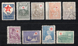 1943-1944 TURKEY CHILDREN PALACE STAMPS USED - Charity Stamps