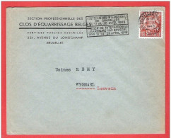 TP Exportation Sur L Publicitaire CLOS D'EQUARISSAGE BELGE 221, Av Du Longchamp à UCCLE - 1948 Exportation