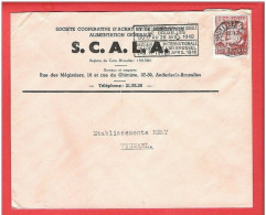 TP Exportation Sur L Publicitaire  S.C.A.L.A. Rue Des Mégissiers 16 Et Rue Du Chimiste, 37-39 à ANDERLECHT - 1948 Export