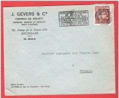 TP Exportation Sur L Publicitaire  J.GEVERS 65, Av De La Toison D'or à BRUXELLES - 1948 Esportazione