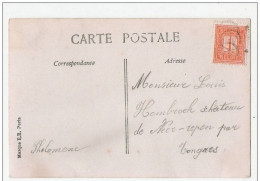 TP / CP Oblitéré Trois Fois Par Cachet De Boîte W Vers Le Château De Neer-Repen TONGEREN TONGRES  (rare !) - Correo Rural