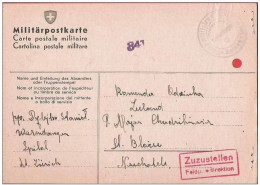 SUISSE CP Militaire Camp Internement WIERENDANGEN Spidal Interné Polonais Poland Internierung Militërpostkarte  1942 - Gevangenkampen