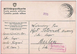 SUISSE CP Militaire Camp Internement  HASLA RUESAU  BERN Interné Polonais Poland Internierung Militërpostkarte Censure - Prisoner Camps