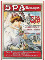 SPA Reproduction D'une Affiche Ancienne Exposition Internationale De Balneologie Et De La Vie Balnéaire 1907 - Spa