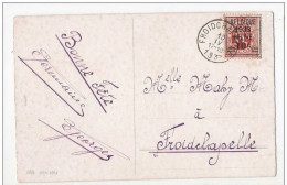 Préoblitéré Sur CP :   Anormalement Oblitéré FROIDCHAPELLE   10 IV 1933  Fraude  ! - Typos 1929-37 (Heraldischer Löwe)