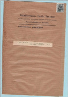 Préo 260  Lion Héraldique  Bruxelles 1933 Brusse  Sur Bande / Manchon Pour Un Périodique - Tarif Juste - 5 C Jusque 75 G - Typos 1929-37 (Lion Héraldique)