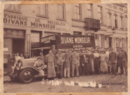 MOLENBEEK BRUXELLES  Grand Format (18 X 13 Cm) Fabrique De Meubles, Divans, Sièges, Carcasses En Tous Genres MONSIEUR - Molenbeek-St-Jean - St-Jans-Molenbeek