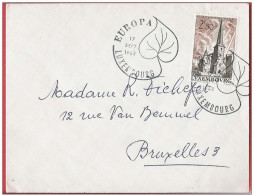 LUXEMBOURG  émission Eglise Saint Laurent à DIEKIRCH Obl 1er Jour EUROPA 17 IX 1962 - Storia Postale