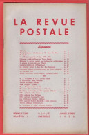 LA REVUE POSTALE  Rédacteur Jacques DUFOUR - Articles Intéressants - Janvier Et Février 1956 - Numéro 11 - Francés (desde 1941)