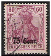 Germania (territoire Des étapes à Partir Du 1 Décembre 1916) OC 34 Obl. COB 16 Euros - OC26/37 Zonas Iniciales