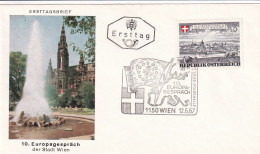 FDC AUTRICHE OSTERREICH 10 EUROPAGESPRÄCH WIEN 12 VI 1967 - 1967