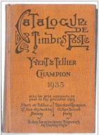 Catalogue Timbre Poste YVERT & TELLIER  Champion 1935  -  1423 Pages - Frankrijk