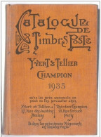 Catalogue Timbre Poste YVERT & TELLIER  Champion 1935  -  1423 Pages - Francia