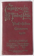 Catalogue Timbre Poste YVERT & TELLIER  Champion 1928  -  Bon état Général -  1278 Pages - France