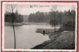 CPA  RANCE  BEAUMONT FROIDCHAPELLE  Etang Du Fourneau Pêcheur - Sivry-Rance