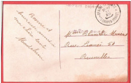 CP Obl Fortune Port Payé (2x)  BRAINE LE COMTE 'S GRAVEN BRAKEL 31 XII Vers Bruxelles - Foruna (1919)