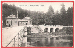 CP Ancienne  HOUYET LE Pont Sur La Le Sse   Marcovici A Circulé 24 IX 1907 - Houyet