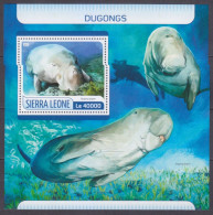 2017 Sierra Leone 8579/B1244 Marine Fauna - Dugongs 11,00 € - Dauphins