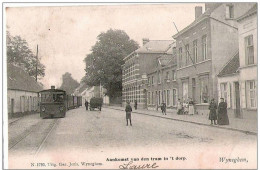 CP Wijneghem / Wyneghem  Aankomst Van Den Tram In 't Dorp N.1790 Uitgever Gez.Joris - Wijnegem